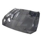 Carbon Fiber GT500 Style Hood for 2018 - 2023 Ford Mustang - Sigle-side-carbon product image 1